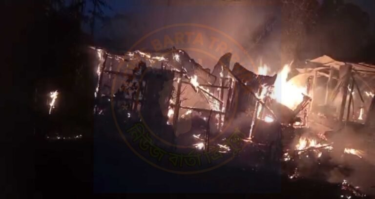 এক রাত, দুই আগুন—জোলাইবাড়িতে আতঙ্কের আগুনঝরা অধ্যায়